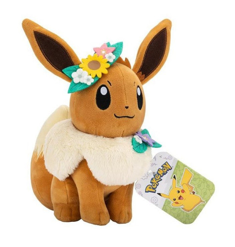 Jazwares Pokemon Spring Eevee 8" Plush