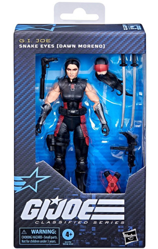 Hasbro G.I. Joe Classified Series #197 Snake Eyes (Dawn Moreno) 6" Figure