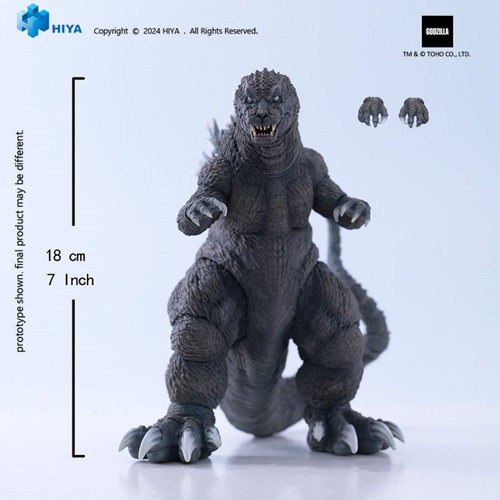 HIYA Exquisite Basic Series Godzilla, Mothra and King Ghidorah Giant Monsters All-Out Attack 2001 Godzilla Figure