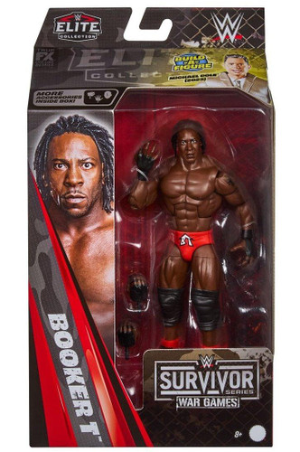  Mattel WWE Elite Collection Survivor Series Booker T 6" Figure 