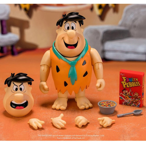 Jada Toys The Flinstones Fruity Pebbles Fred Flinstone 1/12 Scale Figure