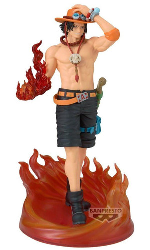  Banpresto One Piece Special Edition The Shukko Logia Portgus D. Ace Statue 
