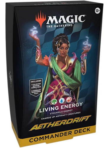  Wizards of the Coast Magic the Gathering Aetherdrift Living Energy Commander Deck 