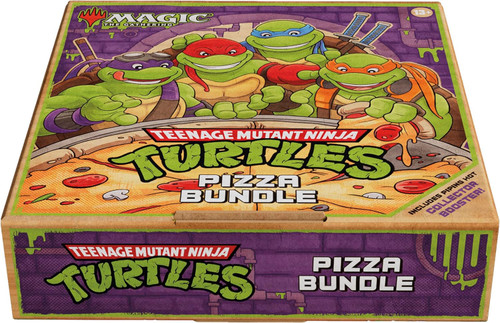 Wizards of the Coast Magic the Gathering Teenage Mutant Ninja Turtles Pizza Bundle Collector Booster