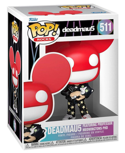  Funko Pop! Rocks Deadmau5 511 Deadmau5 Featuring Professor Meowingtons PHD 