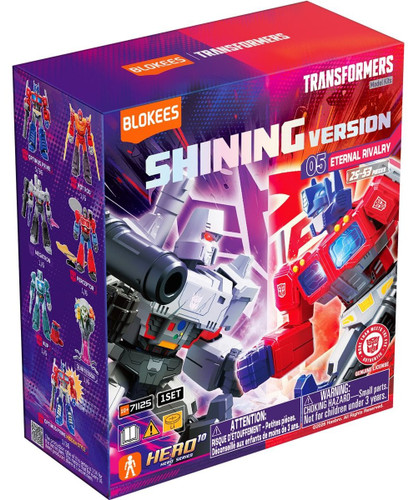 Blokees Transformers Shining Verison 05 Eternal Rivalry Blind Box Model Kit Single