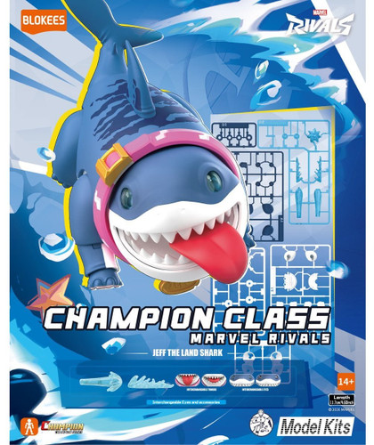 Blokees Marvel Rivals Champion Class Jeff The Land Shark Model Kit