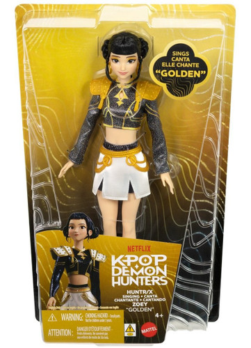 Mattel KPop Demon Hunters HUNTR/X Zoey Golden Singing Doll