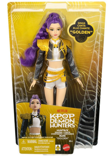 Mattel KPop Demon Hunters HUNTR/X Rumi Golden Singing Doll