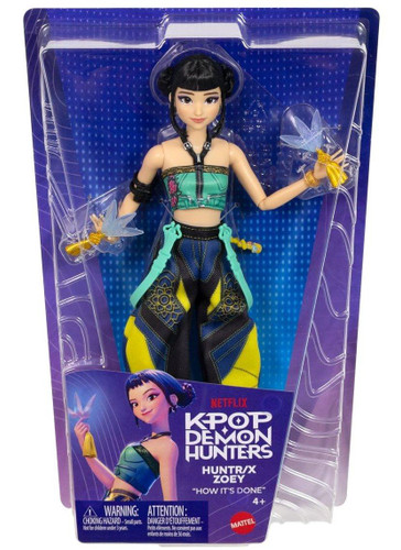  Mattel KPop Demon Hunters HUNTR/X Zoey "How It's Done" Doll 