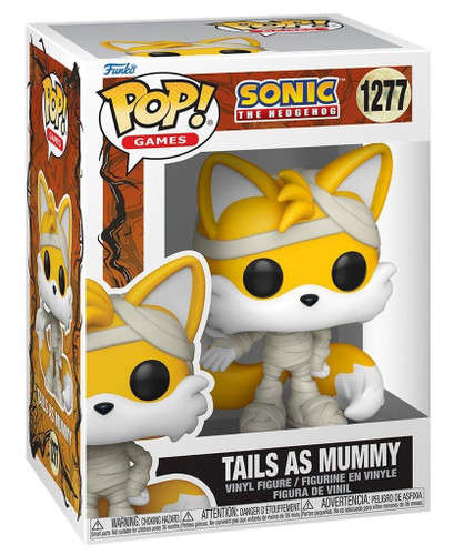 Funko Pop! Games Sonic the Hedgehog Halloween 1277 Tails as Mummy 