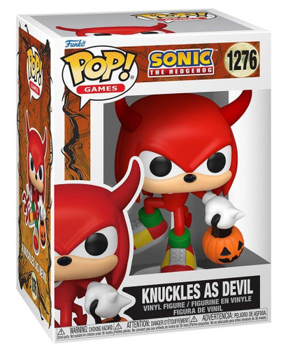  Funko Pop! Games Sonic the Hedgehog Halloween 1276 Knuckles as Devil 