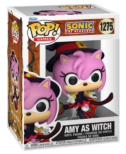 Funko Pop! Games Sonic the Hedgehog Halloween 1275 Amy as Witch