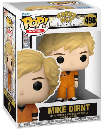 Funko Pop! Rocks Green Day Basket Case 498 Mike Dirnt 