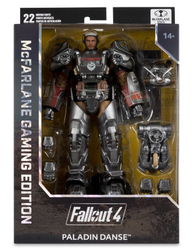 McFarlane Gaming Edition Wave 1 Fallout 4 T-60 Paladin Danse 7" Figure