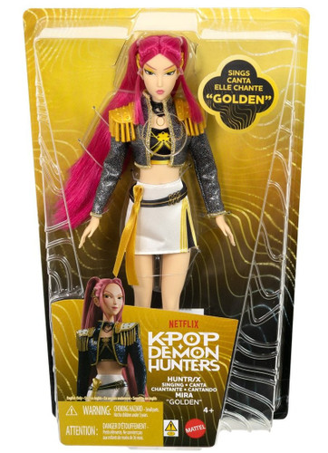Mattel KPop Demon Hunters HUNTR/X Mira Golden Singing Doll