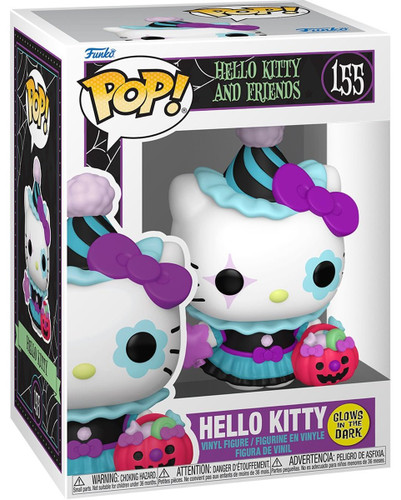 Funko Pop! Sanrio Hello Kitty & Friends 155 Spooky Hello Kitty (Glows in the Dark)