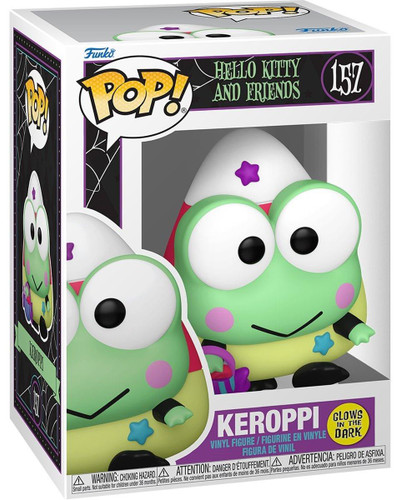  Funko Pop! Sanrio Hello Kitty & Friends 157 Spooky Keroppi (Glows in the Dark) 