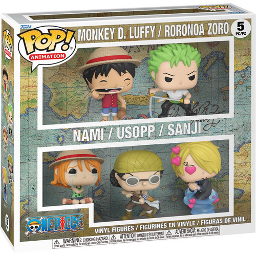 Funko Pop! Animation One Piece Monkey D. Luffy / Roronoa Zoro / Nami / Usopp / Sanji 5 Pack