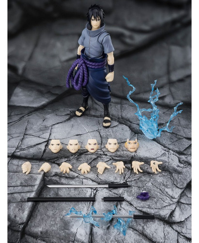 Bandai S.H. Figuarts Naruto Shippuden Sasuke Uchiha Solitary Shinobi Figure