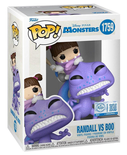  Funko Pop! Disney Pixar Monsters Inc 1759 Randall vs Boo 
