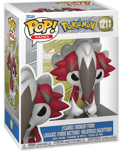 Funko Pop! Games Pokemon 1211 Lycanroc (Midnight Form)