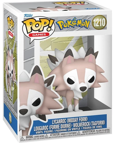  Funko Pop! Games Pokemon 1211 Lycanroc (Midday Form) 