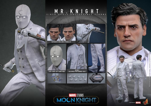  Hot Toys Marvel TMS139 Moon Knight Mr Knight 1/6 Scale Figure 