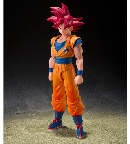  Bandai S.H. Figuarts Dragon Ball Super Super Saiyan God Son Goku God Aura Figure 