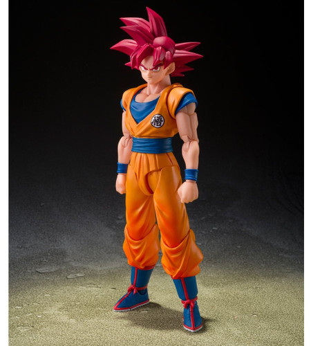 Bandai S.H. Figuarts Dragon Ball Super Super Saiyan God Son Goku God Aura Figure