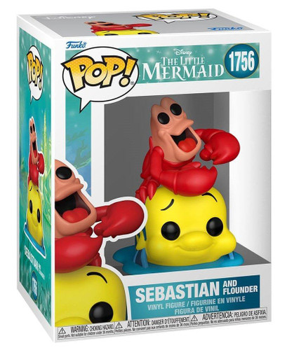  Funko Pop! Disney The Little Mermaid 1756 Sebastian and Flounder 