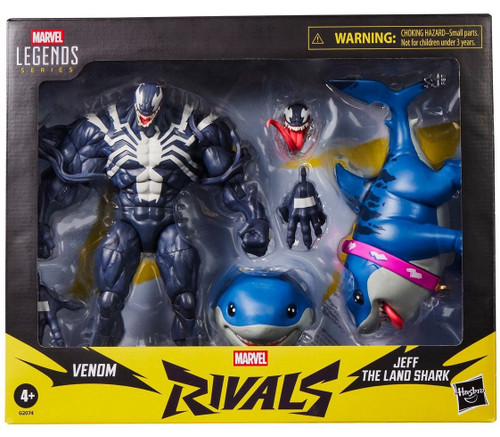 Hasbro Marvel Legends Marvel Rivals Venom & Jeff the Land Shark 6" Scale Figure 2-Pack