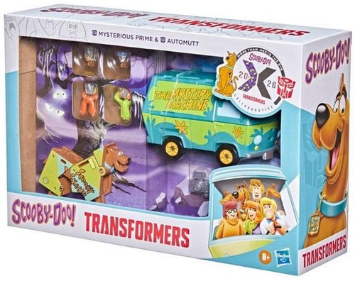  Hasbro Transformers x Scooby-Doo! Collaborative Mysterious Prime & Automutt 