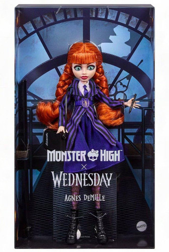  Mattel Monster High x Wednesday Agnes Demille 10.5" Doll 