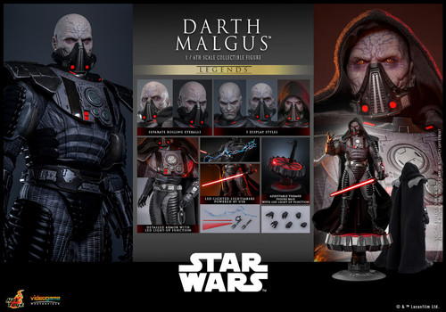Hot Toys VGM70 Star Wars Legends Darth Malgus 1/6 Scale Figure
