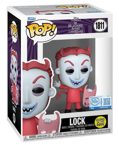 Funko Pop! Disney The Nightmare Before Christmas 1811 Lock (Glows in the Dark Entertainment Earth Exclusive)