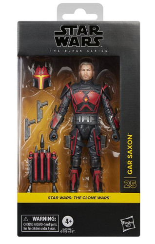 Hasbro Star Wars The Black Series The Clone Wars #25 Gar Saxon 6" Figure