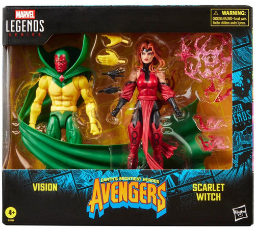  Hasbro Marvel Legends Avengers The Crossing Vision & Scarlet Witch 6" Figure 2-Pack 