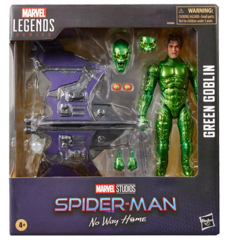  Hasbro Marvel Legends Spider-Man No Way Home Green Goblin Deluxe 6" Figure 