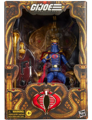 Hasbro G.I. Joe Classified Series #221 Cobra Commander (Dress Uniform and Throne) Deluxe 6" Figure