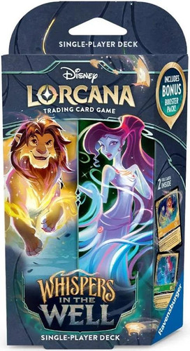  Ravenburger Disney Lorcana Set 10 Whispers in the Well Spectacular Specters Starter Deck 