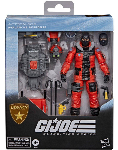  Hasbro G.I. Joe Classified Series Legacy Collection Action Joe Avalanche Response Deluxe 6" Figure 