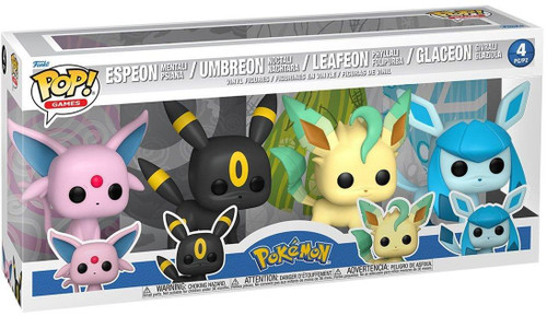  Funko Pop! Games Pokemon Eevee Evolutions 4-Pack 