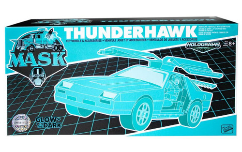 The Loyal Subjects M.A.S.K. Thunderhawk Hologram Edition 1/24 Scale Vehicle with Figure