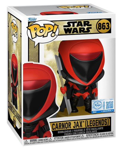 Funko Pop! Star Wars Legends 863 Carnor Jax (Specialty Exclusive)