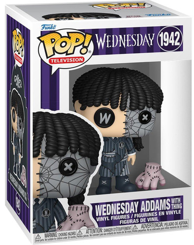 Funko Pop! Television Wednesday 1942 Wednesday Addams Patchwork 