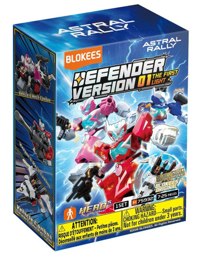 Blokees Astral Rally Defender Version 01 The First Light Mini Model Kit Blind Box Single
