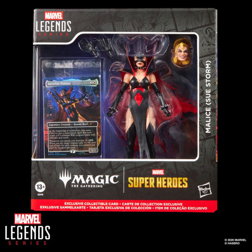 Hasbro Marvel Legends Magic the Gathering Malice (Sue Storm) 6" Figure with Card