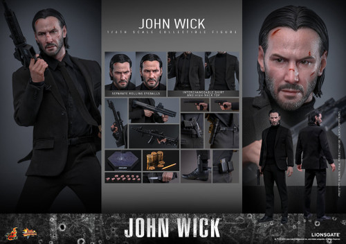 Hot Toys MMS832 John Wick 1/6 Scale Figure