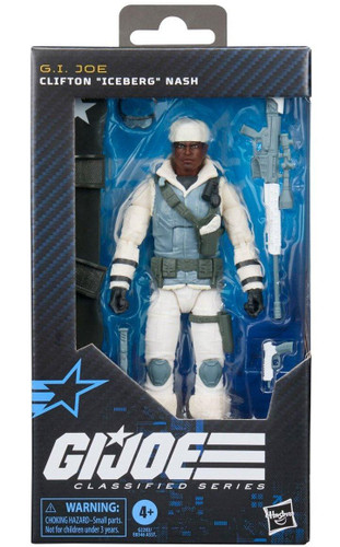  Hasbro G.I. Joe Classified Series #207 Clifton "Iceberg" Nash 6" Figure 